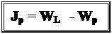 �������: Jp = WL  - Wp