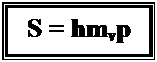 �������: S = hmvp
