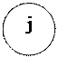 Овал: j